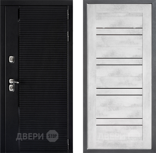 Входная металлическая Дверь Дверной континент ДК-1 ФЛ-49 Бетон снежный в Котельниках