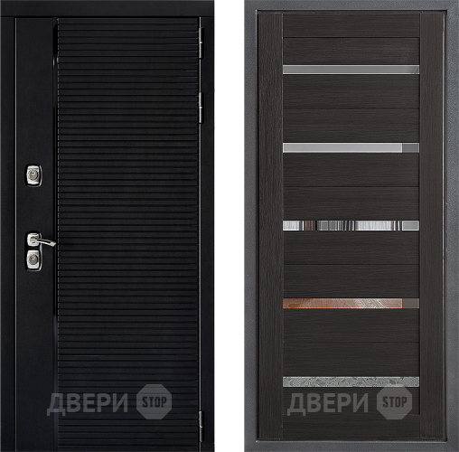 Входная металлическая Дверь Дверной континент ДК-1 ФЛ-47 Венге в Котельниках