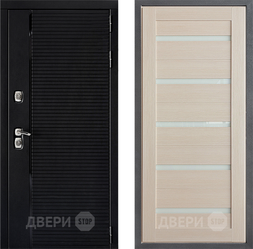 Входная металлическая Дверь Дверной континент ДК-1 ФЛ-47 Лиственница белая в Котельниках