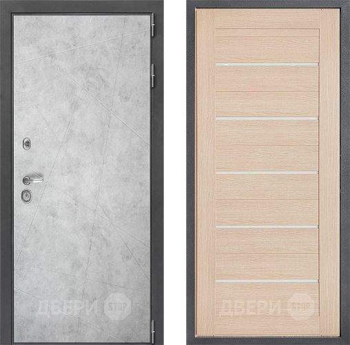 Входная металлическая Дверь Дверной континент ДК-3/743 ФЛ-46 Капучино в Котельниках