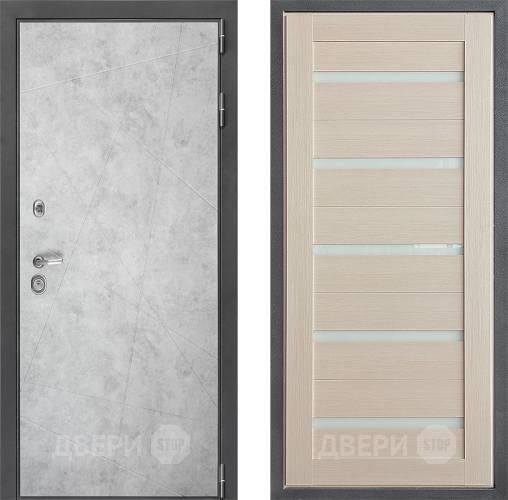 Входная металлическая Дверь Дверной континент ДК-3/743 ФЛ-47 Капучино в Котельниках