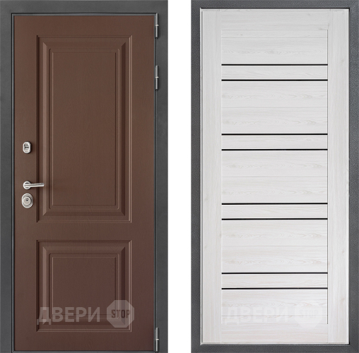 Входная металлическая Дверь Дверной континент ДК-3/729 ФЛ-49 Сосна белая в Котельниках