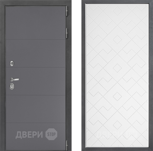 Дверь Дверной континент ДК-3/649 ФЛ-Тиффани Белый софт в Котельниках