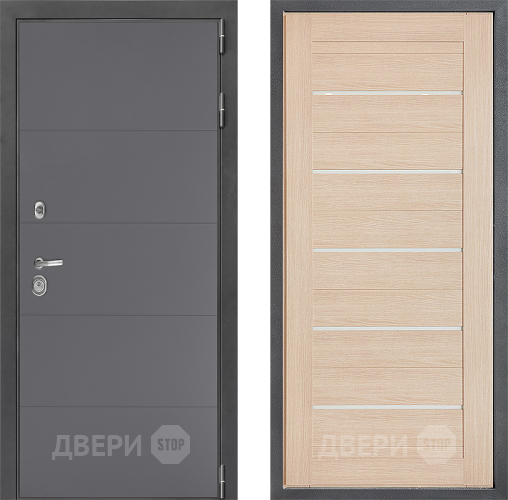 Входная металлическая Дверь Дверной континент ДК-3/649 ФЛ-46 Капучино в Котельниках