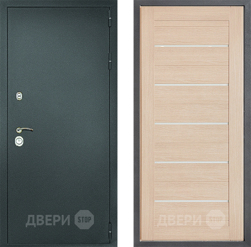 Входная металлическая Дверь Дверной континент Рубикон Серебро Дизайн ФЛ-46 Капучино в Котельниках