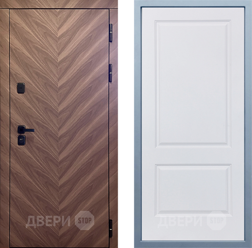 Входная металлическая Дверь Дива МД-98 Д-7 Белый в Котельниках