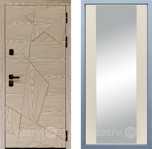 Входная металлическая Дверь Дива МД-97/1 Д-15 Зеркало Шампань в Котельниках