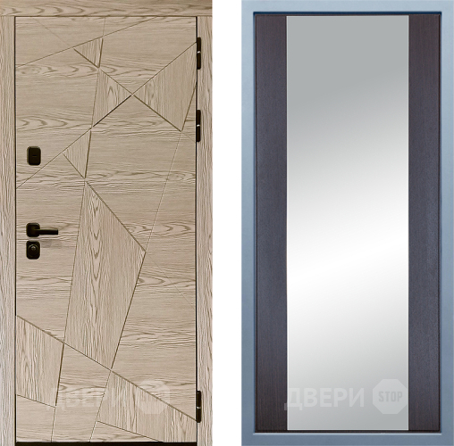 Входная металлическая Дверь Дива МД-97/1 Д-15 Зеркало Венге в Котельниках