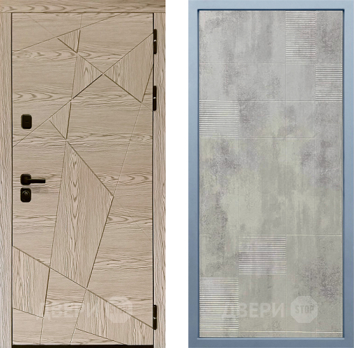 Входная металлическая Дверь Дива МД-97/1 Д-4 Бетон темный в Котельниках