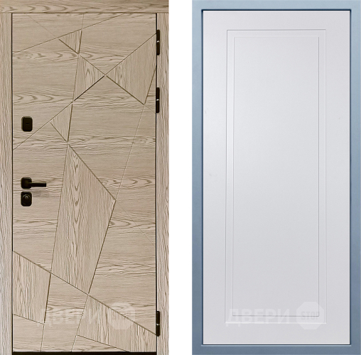 Входная металлическая Дверь Дива МД-97/1 Н-10 Белый в Котельниках