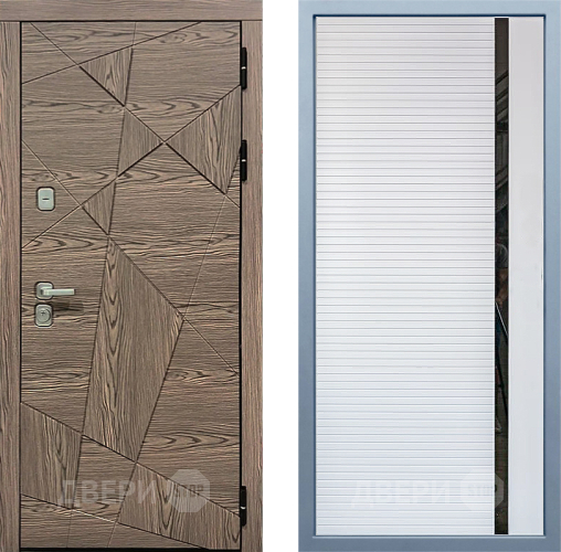 Входная металлическая Дверь Дива МД-97/2 МХ-45 Белый матовый в Котельниках