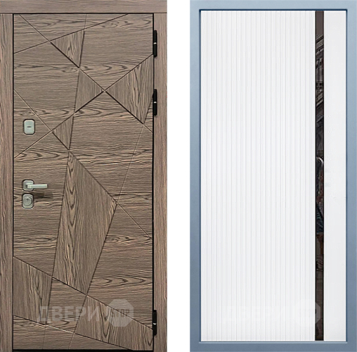 Входная металлическая Дверь Дива МД-97/2 МХ-46 Белый матовый в Котельниках