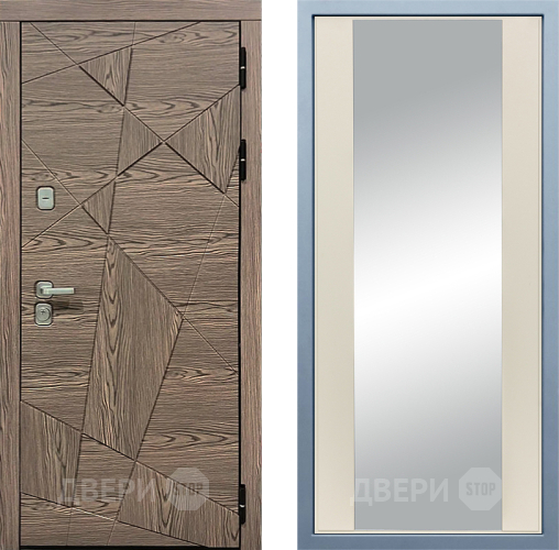 Входная металлическая Дверь Дива МД-97/2 Д-15 Зеркало Шампань в Котельниках