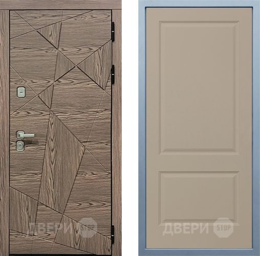 Входная металлическая Дверь Дива МД-97/2 Д-7 Шампань в Котельниках