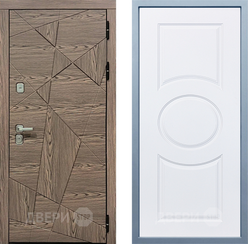 Входная металлическая Дверь Дива МД-97/2 Д-8 Белый в Котельниках