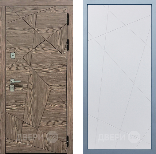 Входная металлическая Дверь Дива МД-97/2 Д-11 Белый в Котельниках