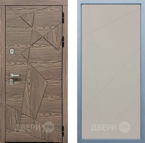 Входная металлическая Дверь Дива МД-97/2 Д-11 Шампань в Котельниках