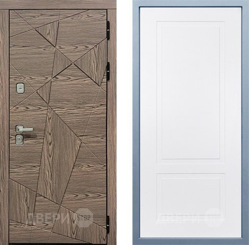 Входная металлическая Дверь Дива МД-97/2 Н-7 Белый в Котельниках