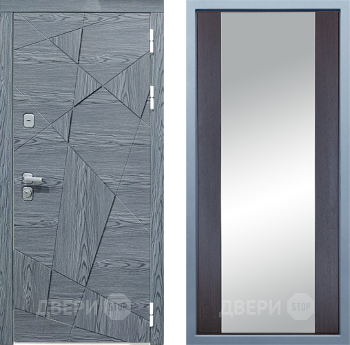 Входная металлическая Дверь Дива МД-97/3 Д-15 Зеркало Венге в Котельниках