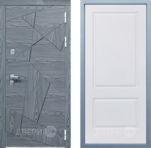 Входная металлическая Дверь Дива МД-97/3 Д-7 Белый в Котельниках