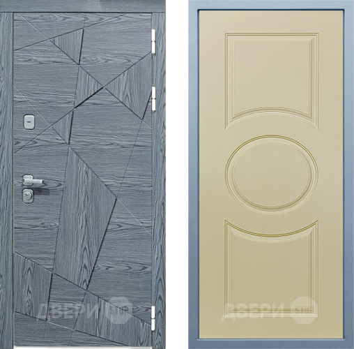 Входная металлическая Дверь Дива МД-97/3 Д-8 Шампань в Котельниках