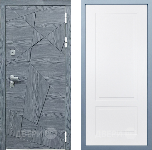 Входная металлическая Дверь Дива МД-97/3 Н-7 Белый в Котельниках