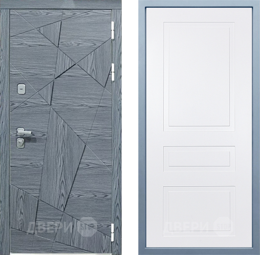 Входная металлическая Дверь Дива МД-97/3 Н-13 Белый в Котельниках