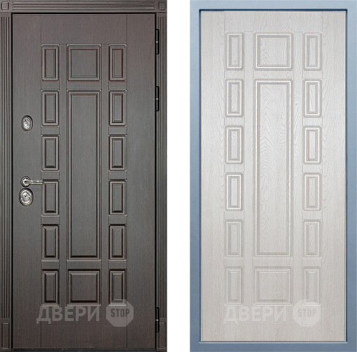 Входная металлическая Дверь Дива МД-38 М-2 Дуб филадельфия крем в Котельниках