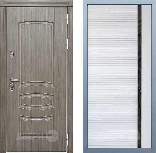 Входная металлическая Дверь Дива МД-42 МХ-45 Белый матовый в Котельниках