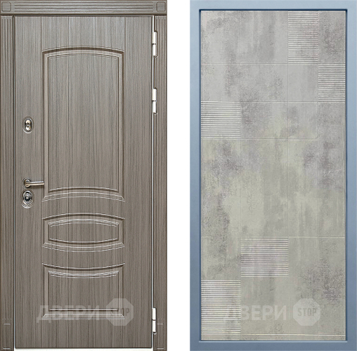 Входная металлическая Дверь Дива МД-42 Д-4 Бетон темный в Котельниках