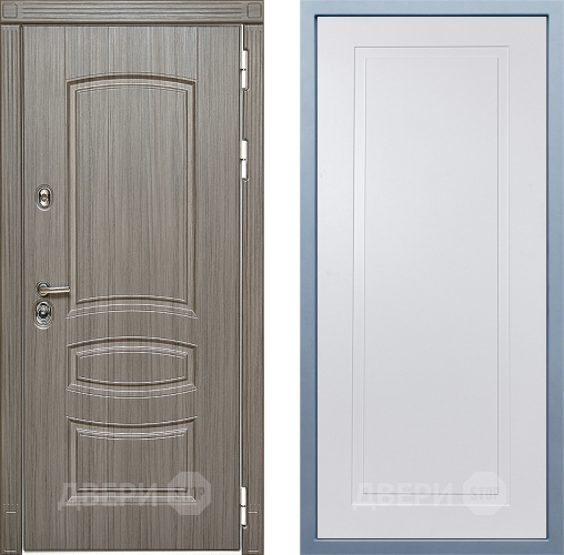 Входная металлическая Дверь Дива МД-42 Н-10 Белый в Котельниках