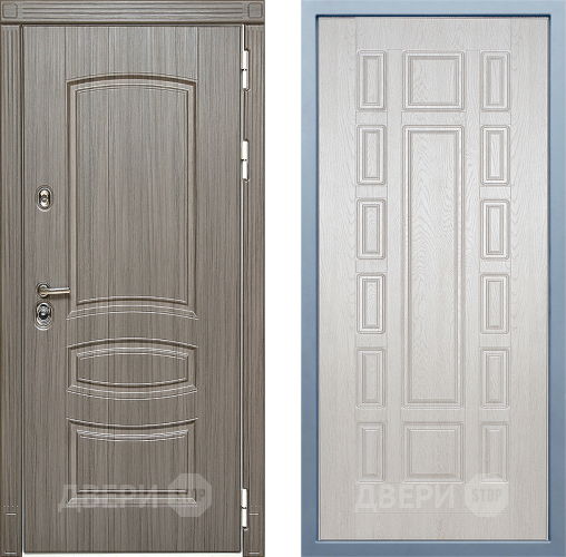 Входная металлическая Дверь Дива МД-42 М-2 Дуб филадельфия крем в Котельниках