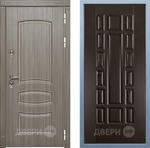 Входная металлическая Дверь Дива МД-42 М-2 Венге в Котельниках