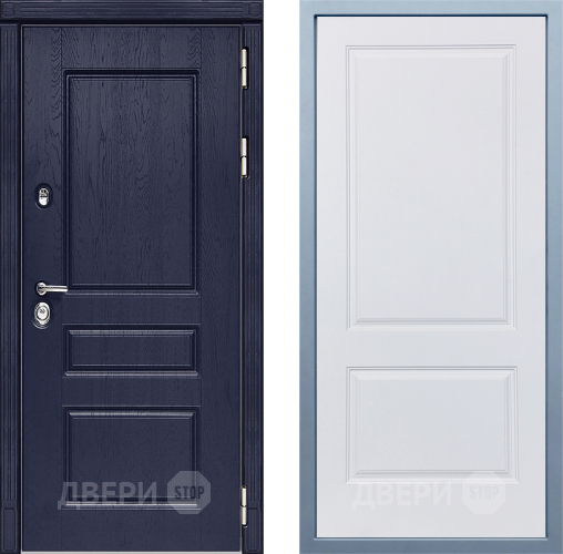 Входная металлическая Дверь Дива МД-45 Д-7 Белый в Котельниках