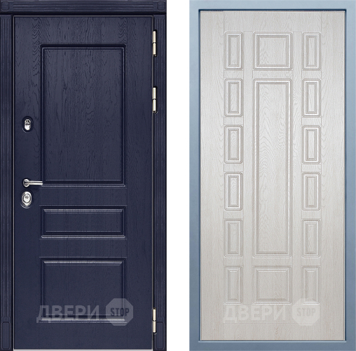 Входная металлическая Дверь Дива МД-45 М-2 Дуб филадельфия крем в Котельниках