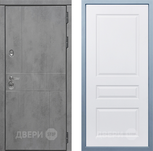 Входная металлическая Дверь Дива МД-48 Д-13 Белый в Котельниках