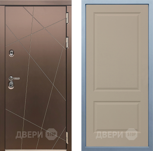 Входная металлическая Дверь Дива МД-50 Д-7 Шампань в Котельниках