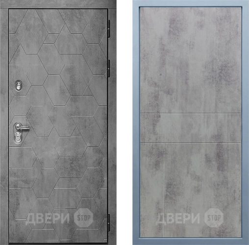 Входная металлическая Дверь Дива МД-51 М-1 Бетон темный в Котельниках