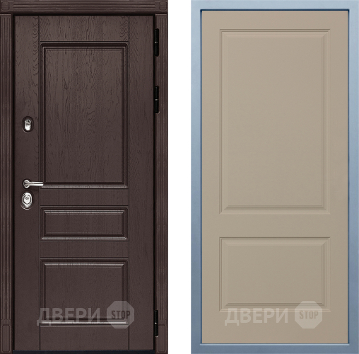 Входная металлическая Дверь Дива МД-90 Д-7 Шампань в Котельниках