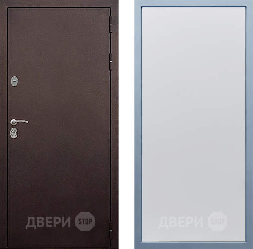 Входная металлическая Дверь Дива МД-40 Медь Н-1 Белый в Котельниках