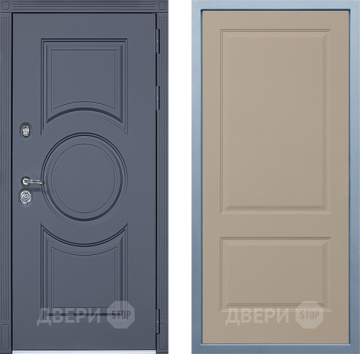 Входная металлическая Дверь Дива МХ-30 STR Д-7 Шампань в Котельниках