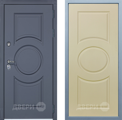 Входная металлическая Дверь Дива МХ-30 STR Д-8 Шампань в Котельниках