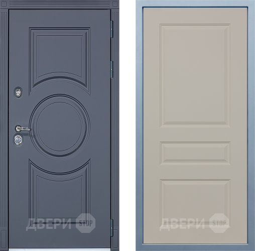 Входная металлическая Дверь Дива МХ-30 STR Д-13 Шампань в Котельниках