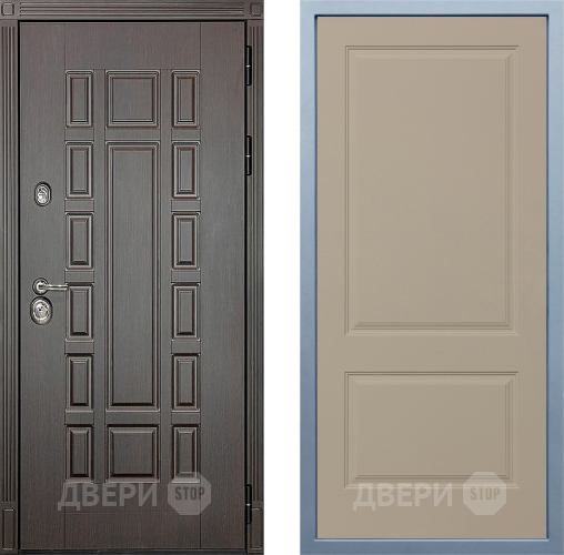 Входная металлическая Дверь Дива МХ-53 STR Д-7 Шампань в Котельниках