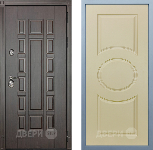 Входная металлическая Дверь Дива МХ-53 STR Д-8 Шампань в Котельниках