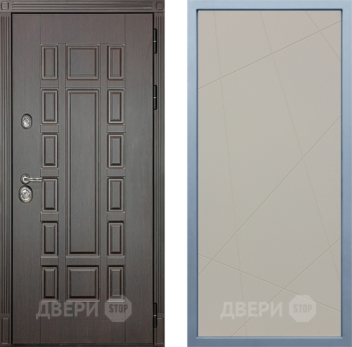 Входная металлическая Дверь Дива МХ-53 STR Д-11 Шампань в Котельниках