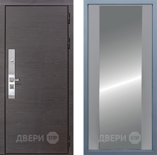 Входная металлическая Дверь Дива МХ-39 STR Д-15 Зеркало Силк Маус в Котельниках