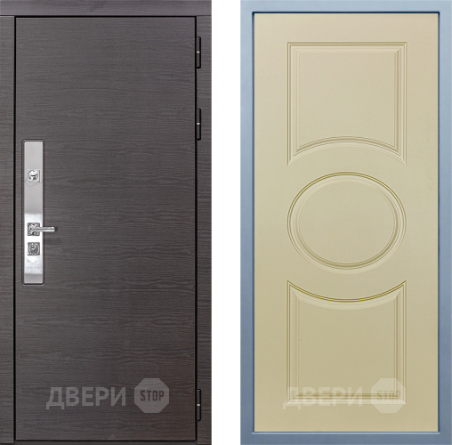 Входная металлическая Дверь Дива МХ-39 STR Д-8 Шампань в Котельниках