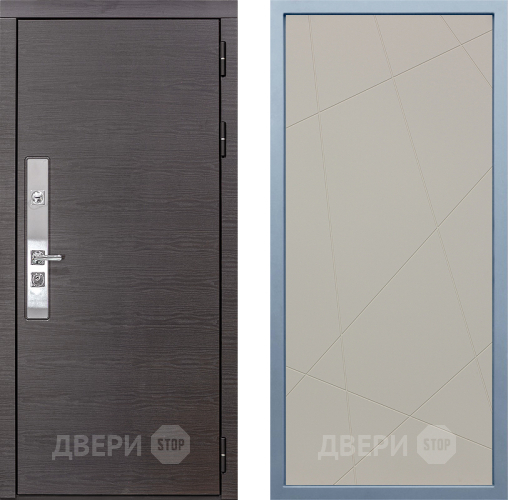 Входная металлическая Дверь Дива МХ-39 STR Д-11 Шампань в Котельниках