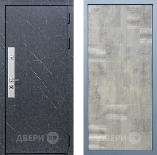 Входная металлическая Дверь Дива МХ-26 STR Д-4 Бетон темный в Котельниках